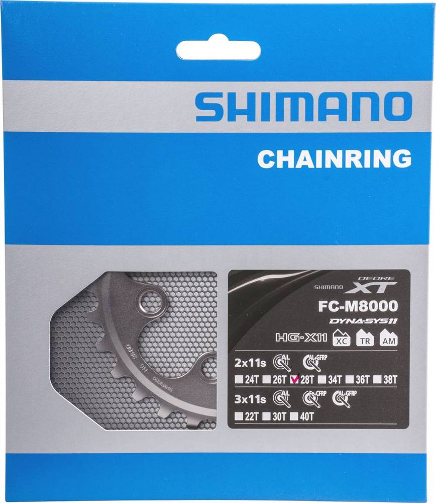 SHIMANO FC-M8000 Chainring 28T-BD for 38-28T