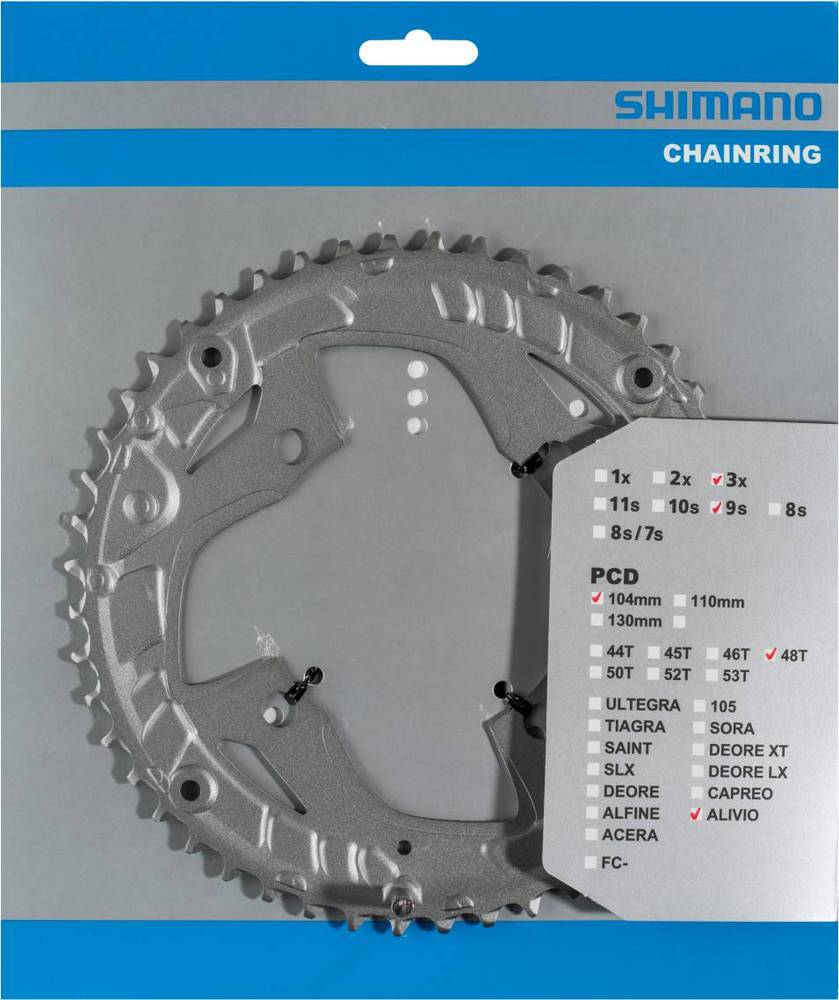 SHIMANO FC-T4060 CHAINRING 48T FOR 48-36-26T SILVER