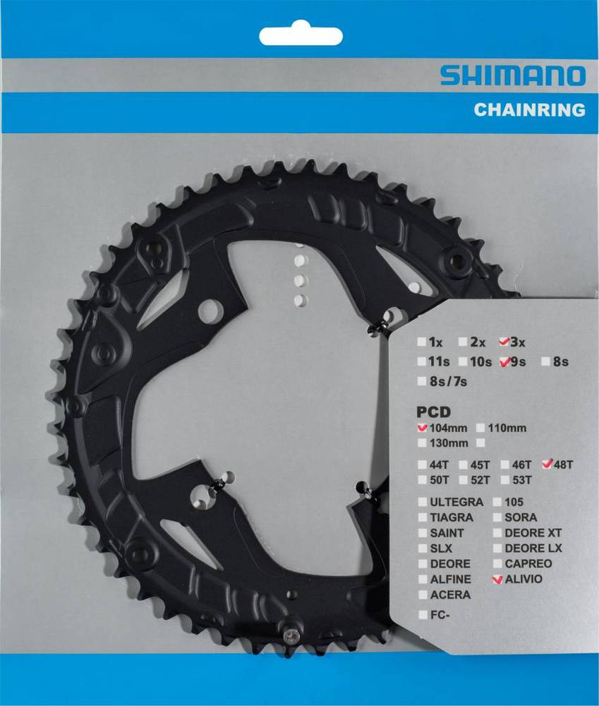 SHIMANO FC-T4010 CHAINRING 48T BLACK