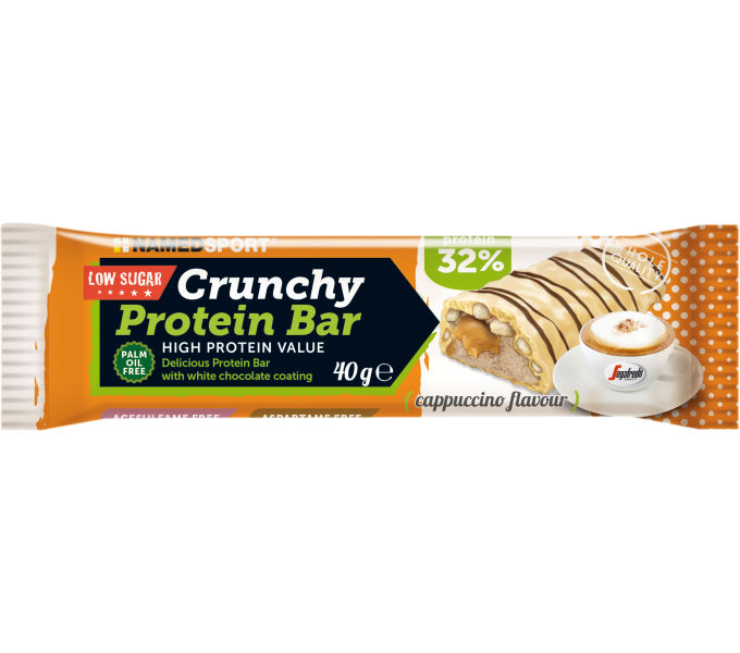 NAMEDSPORT CRUNCHY PROTEINBAR cappuccino 24x40g szelet {2/4}