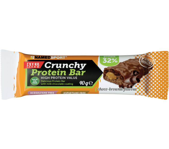 NAMEDSPORT CRUNCHY PROTEINBAR csoki-brownie 24x40g szelet {2/4}