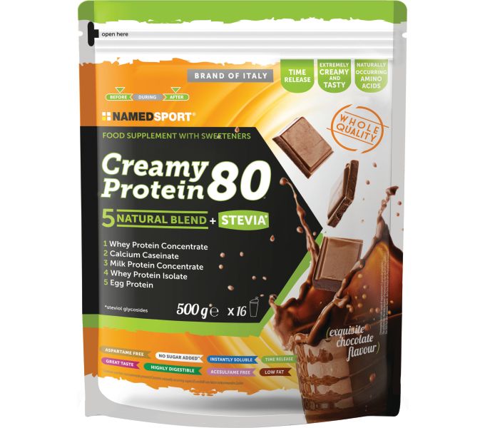 NAMEDSPORT CREAMY PROTEIN 80 csoki 500g krém {3/4}