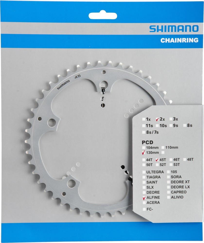 SHIMANO FC-S501CHAINRING 45T SILVER 130MM