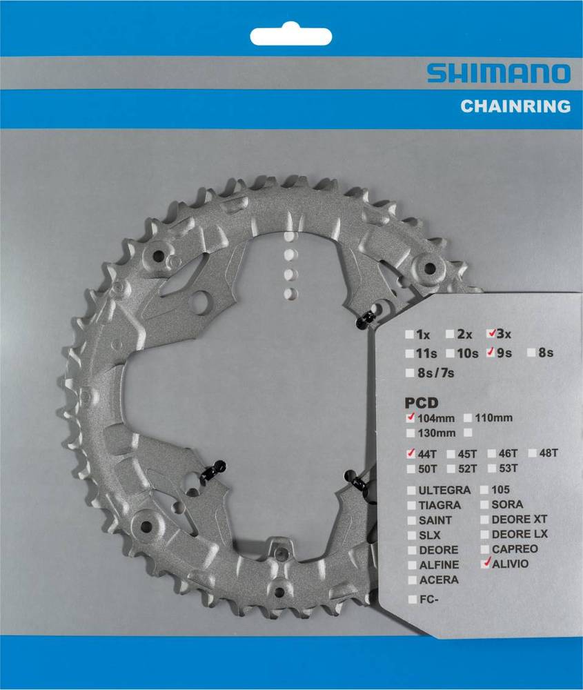 SHIMANO FC-T4060 CHAINRING 44T FOR 44-32-22T SILVER
