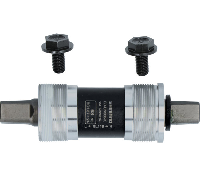 SHIMANO BOTTOM BRACKET, BB-UN300-K, FOR CHAINCASE, SPINDLE:SQUARE TYPE, SHELL:BS
