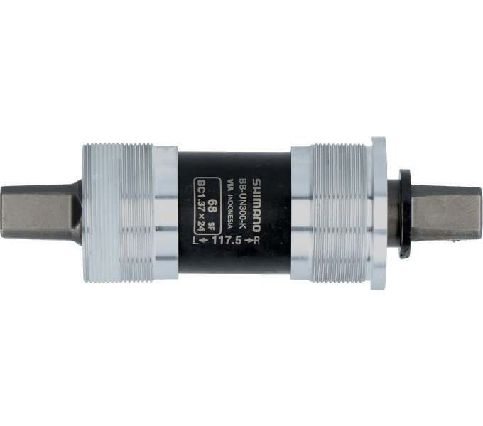 SHIMANO BOTTOM BRACKET, BB-UN300-K, FOR CHAINCASE, SPINDLE:SQUARE TYPE, SHELL:BS