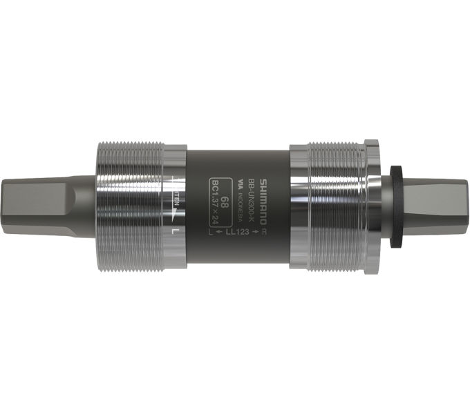 SHIMANO BOTTOM BRACKET, BB-UN300-K, FOR CHAINCASE, SPINDLE:SQUARE TYPE, SHELL:BS