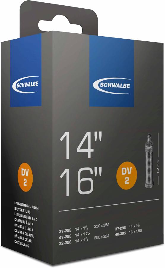 BELSŐ SCHWALBE 14 DV2 14x1,25-1,75 288/305 32MM 85g {25/7}