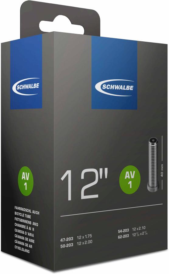 BELSŐ SCHWALBE 12 AV1 12x1,75-2,40 40MM 80g {25/7}