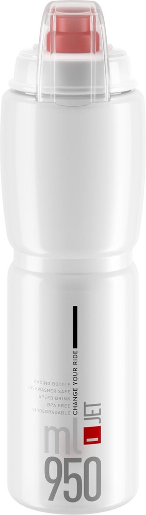 KULACS ELITE JET PLUS ÁTLÁTSZÓ/PIROS LOGÓ 950ML 114G{5/4}