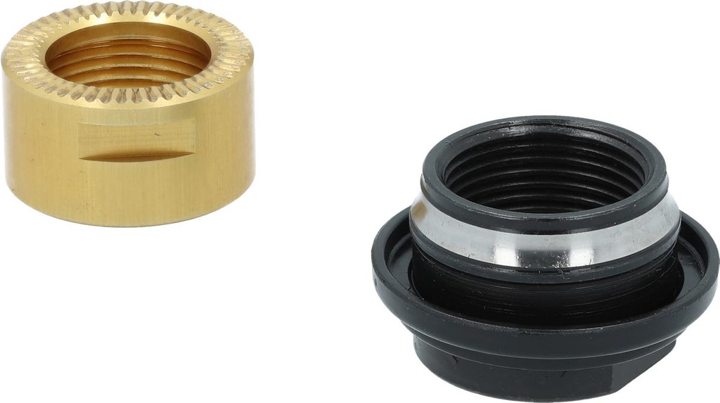 SHIMANO FH-M820 LEFT HAND LOCK NUT (M15) & CONE W/DUST COVER