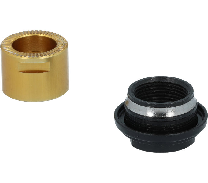 SHIMANO FH-M828 LEFT HAND LOCK NUT(M15) & CONE W/DUST COVER