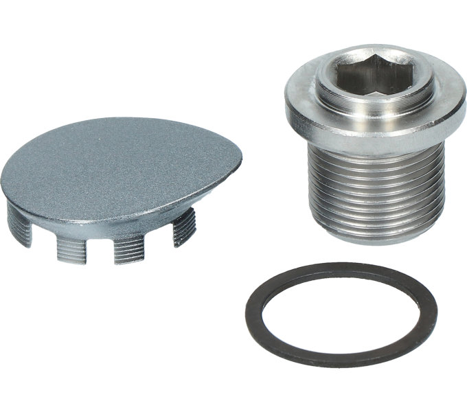 SHIMANO FC-2450 CRANK ARM FIXING BOLT UNIT CRANK ARM CAP: SILVER