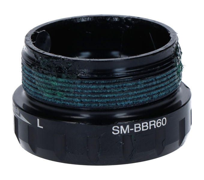 SHIMANO SM-BBR60 Left Hand Adapter (M36 x 24T) Italian Thread (SM-BBR60)