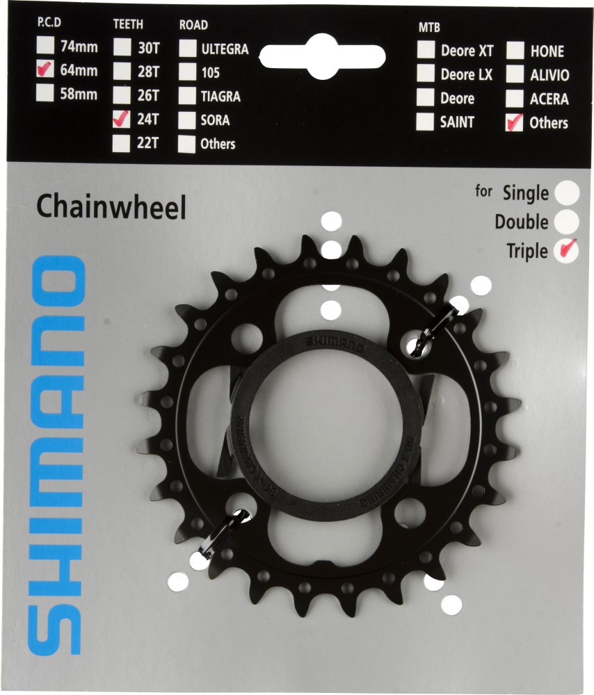 LÁNCKERÉK 24F FCM522 24F-AE FEKETE & CHAIN PROTECTOR