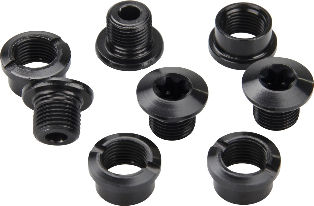 SHIMANO FC-MX71 DOUBLE GEAR FIXING BOLT(M8X7) & NUT(4 SETS)