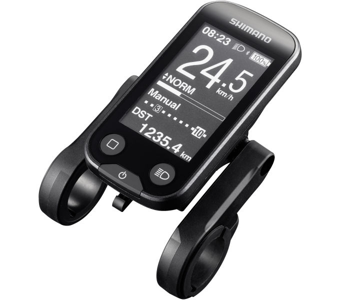 Informations-Display SHIMANO STEPS SC-E6100 inklusive Halterung