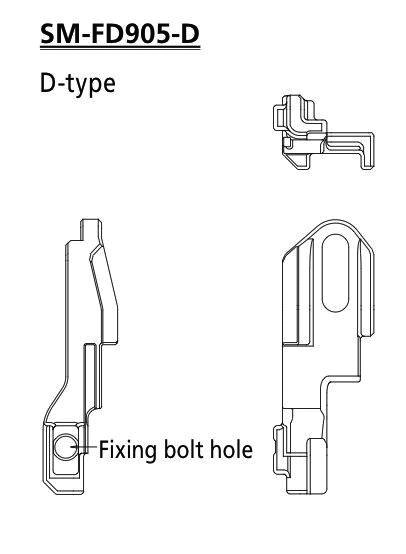 SHIMANO ADAPTER FOR FD MOUNT, SM-FD905-D, DIRECT MOUNT TYPE, IND.PACK