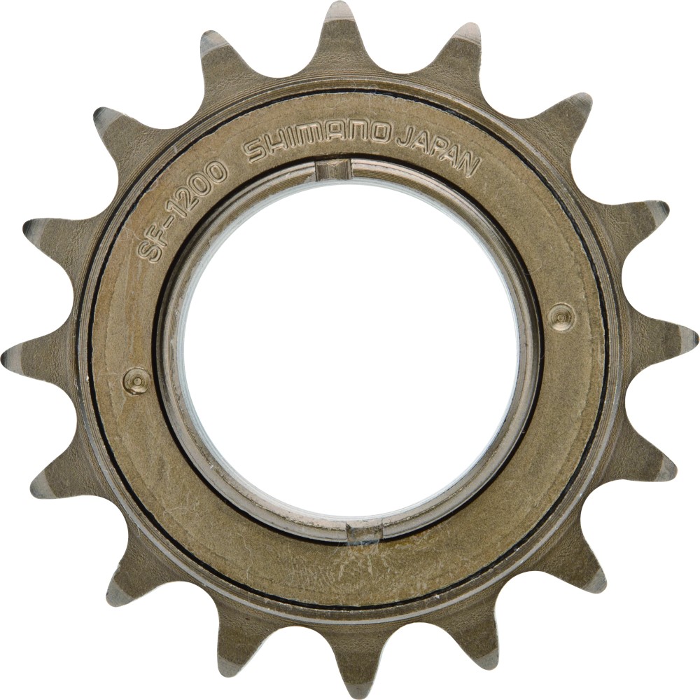 SHIMANO SINGLE FREEWHEEL SPROCKET SF-1200 16T BROWN, IND.PACK