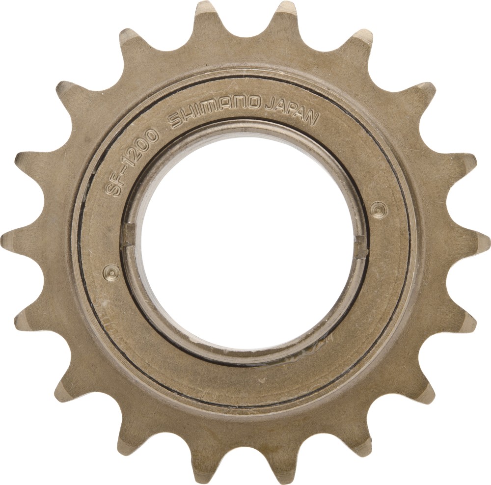 SHIMANO SINGLE FREEWHEEL SPROCKET SF-1200 18T BROWN, IND.PACK