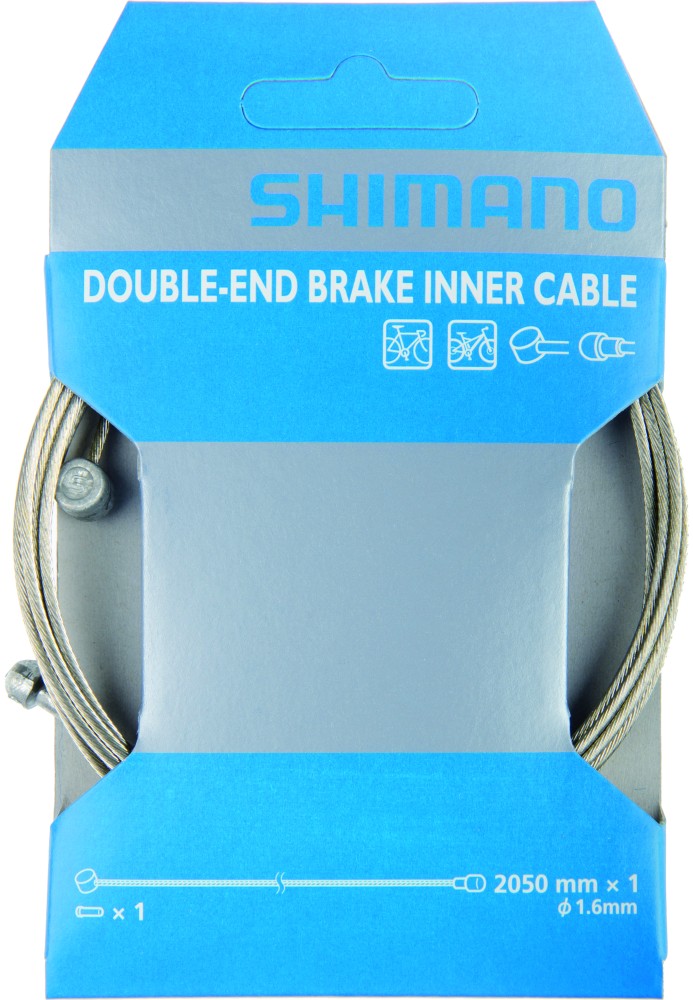 SHIMANO ROAD/MTB STEEL BRAKE INNER CABLE 2050MM X INDIVIDUAL 10PACK OF STE