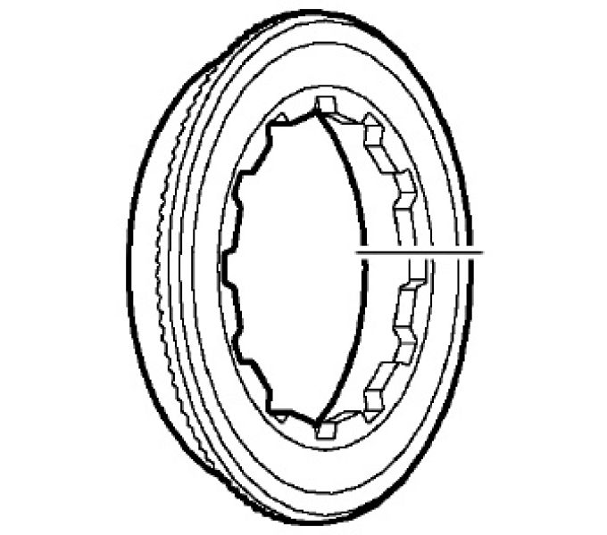 SHIMANO CS-HG81-10 LOCK RING/SPACER
