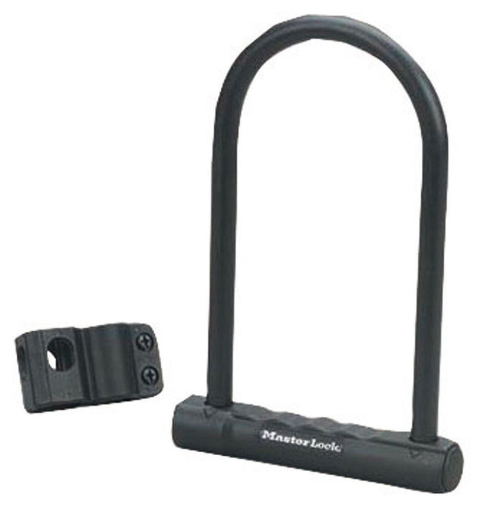 LAKAT MASTER LOCK 8170 U-LAKAT KULCSOS 200x100x12MM FEKETE {4/4}