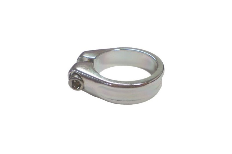 Alumínium nyeregcsőbilincs SC-50 28,6mm ezüst