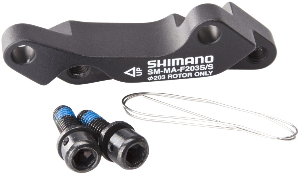 SHIMANO MOUNT ADAPTER FOR DISC BRAKE CALIPER, SM-MA-F203S/S, FIXING BOLT X