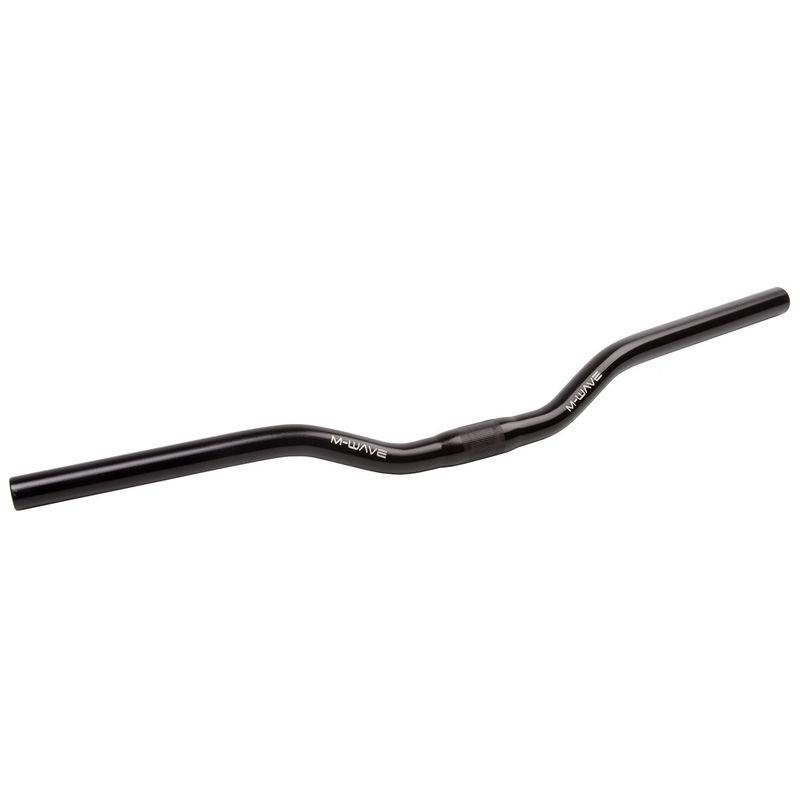 M-Wave alumínium MTB lapos kormány 600 mm 25,4 mm 15° fekete