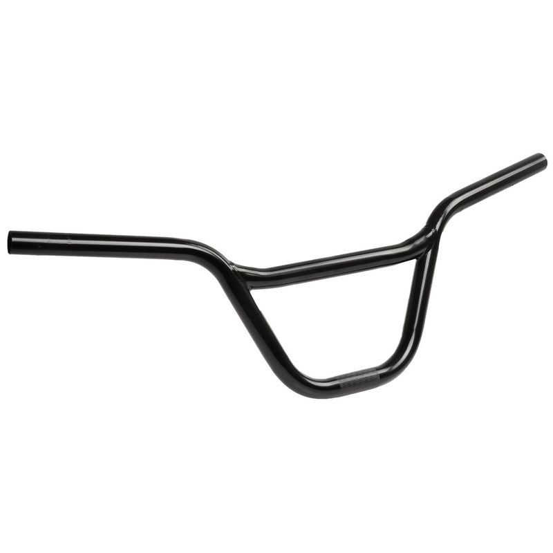 Acél BMX hajlított kormány 650×190 mm 22,2 mm fekete