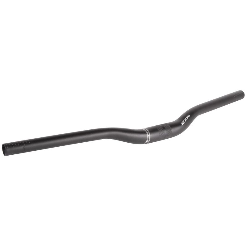 Zoom alumínium MTB egyenes kormány 620 mm 31,8 mm 10° matt fekete