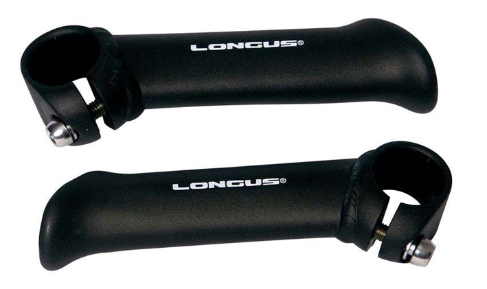 KORMÁNYVÉG LONGUS ANATOM ALU 120MM FEKETE {5/4}