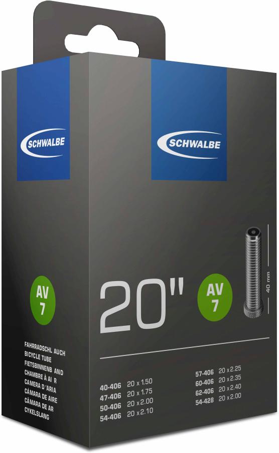 BELSŐ SCHWALBE 20 AV7 20x1,50-2,40 40MM 145g {25/7}