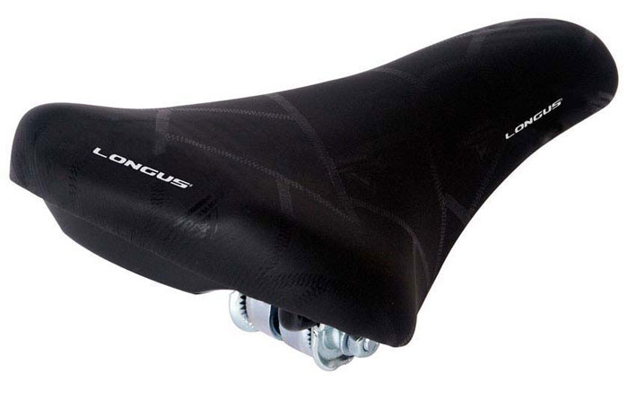 Longus K2 MTB nyereg 285×160mm fekete