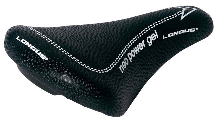 Longus K2 MTB Gel nyereg 285×160mm 400g fekete