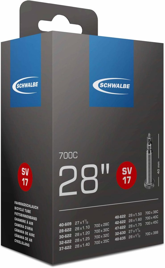 BELSŐ SCHWALBE 622 SV17 622/635-28/47 40MM 150g {25/7}