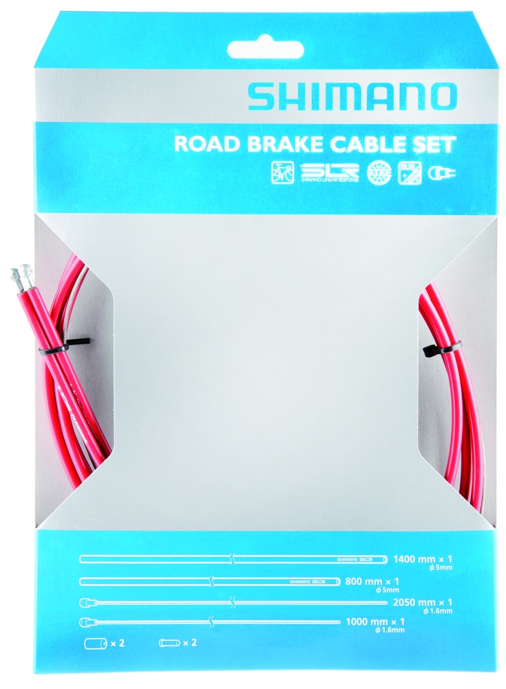 BOWDEN SZETT FÉK ORSZÁGÚTI PIROS PTFE