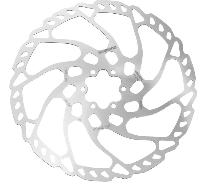 SHIMANO ROTOR FOR DISC BRAKE, SM-RT66, LL 220MM, 6-BOLT TYPE, IND.PACK