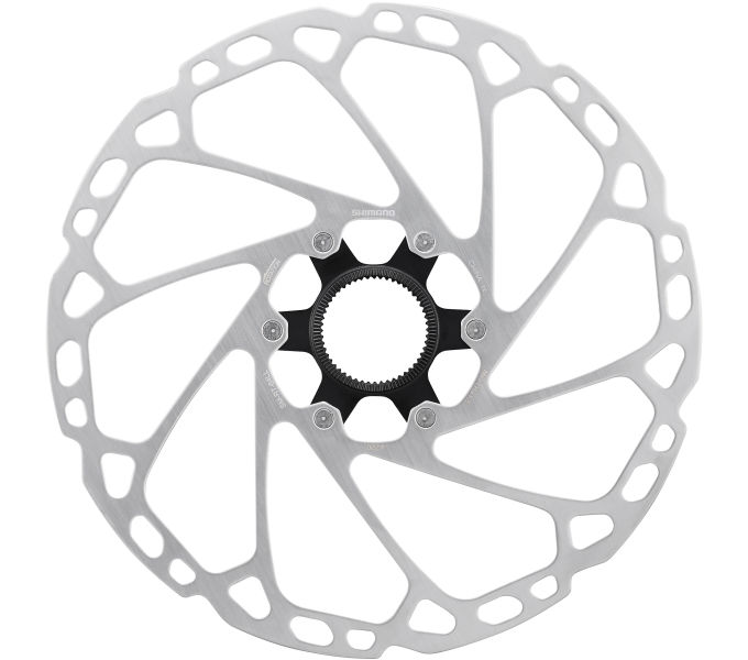 SHIMANO ROTOR FOR DISC BRAKE, SM-RT64, LL 220MM, W/LOCK RING(EXTERNAL SERRATION)
