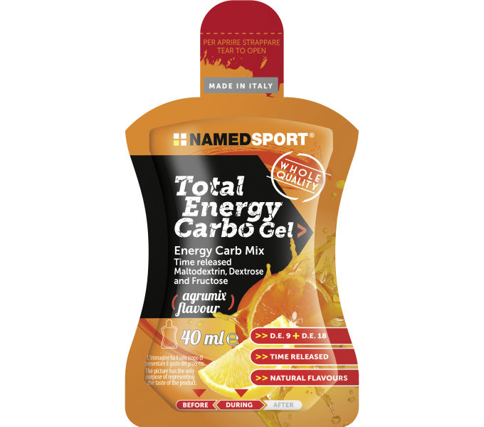 NAMEDSPORT TOTAL ENERGY CARBO GEL 24x40ml gél {2/4}