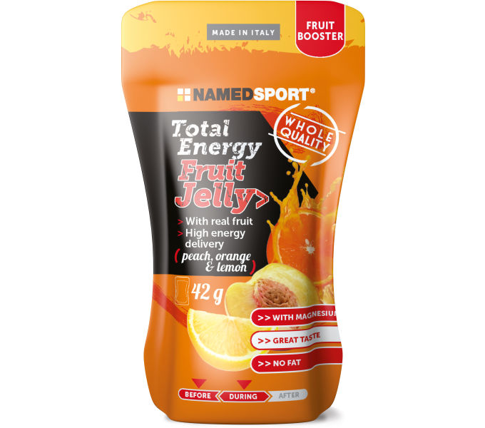 NAMEDSPORT TOTAL ENERGY FRUIT JELLY barack+narancs+citrom 28x42g gél {2/4}