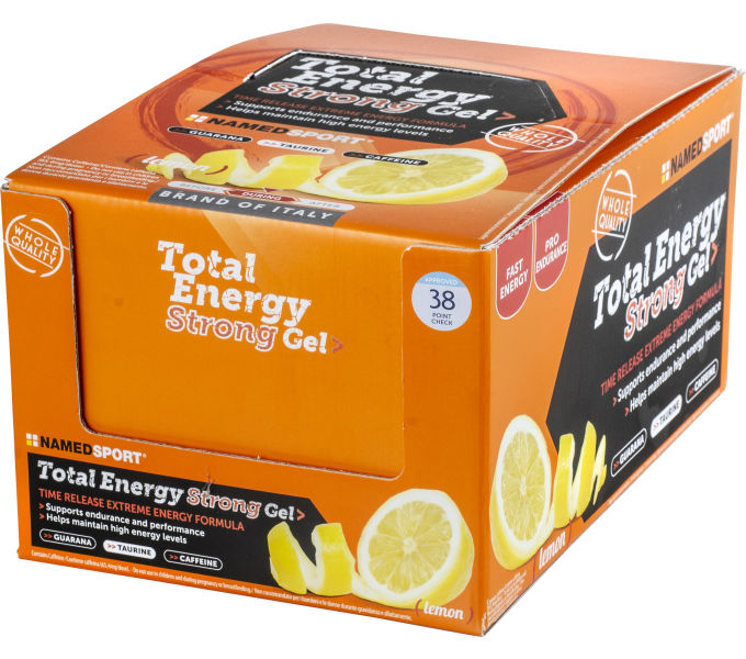 NAMEDSPORT TOTAL ENERGY STRONG GEL citrom 24x40ml gél {2/4}
