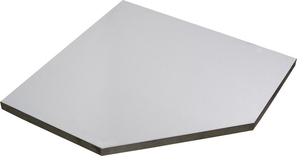 Arbeitsplatte aus Edelstahl, für Eckschrank MO-52016 MO-52016