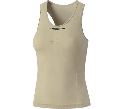 ALÁÖLTÖZET SHIMANO WOMEN SLEEVELESS BASE LAYER DOBOZZAL BEIGE NŐI