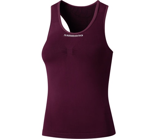 ALÁÖLTÖZET SHIMANO WOMEN SLEEVELESS BASE LAYER DOBOZZAL ZINFANDEL NŐI