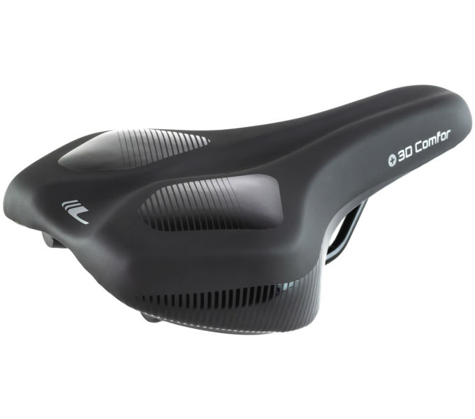 Longus 3D Comfor M memóriahabos nyereg 261×164mm fekete
