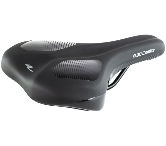 Longus 3D Comfor L memóriahabos nyereg 275×175mm fekete