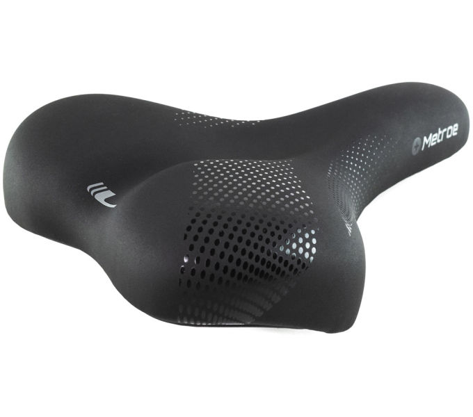 Longus MetroE XL memóriahabos nyereg 277×176mm fekete
