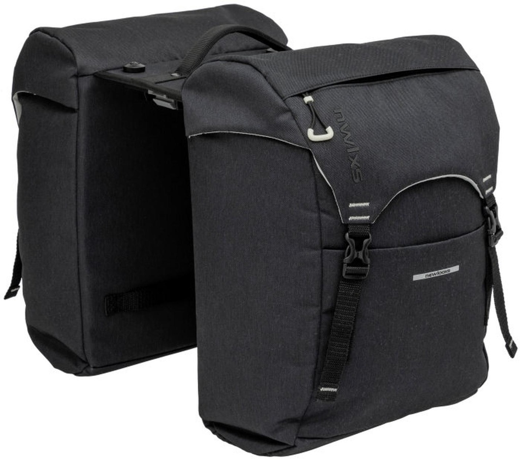 KERÉKPÁROS TÁSKA NEWLOOXS SPORTS DUPLA MIK FEKETE 32L 29X16X39CM(2X)